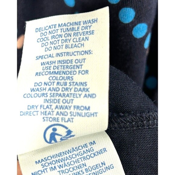 Boden Cressida Faux Wrap Dress Sz 6R Blue Elastic Waist Pockets Modal Cotton E2 - Picture 11 of 11